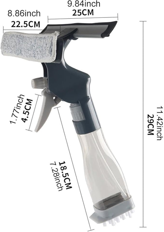 Window Cleaner Portable Multifunctional Glass Cleaning for Indoor Car Mirror