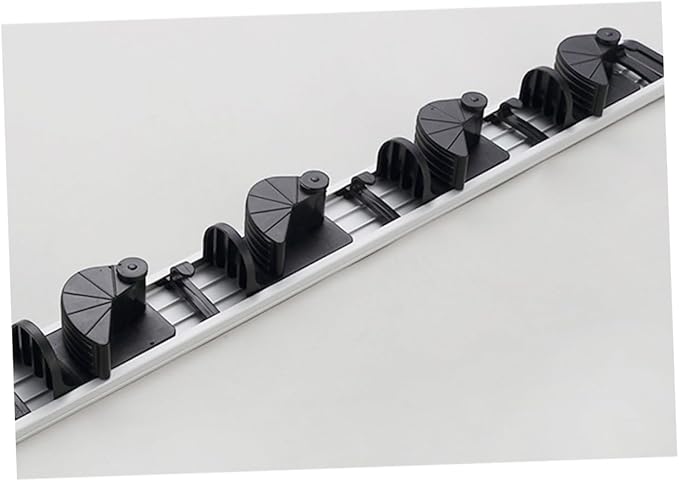 Bathroom Storage Rack Mop Broom Holder Wall Mounted Mop Hanger Space-saving Organizer for Home and Shop