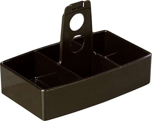 Carlisle FoodService Products Sugar Caddy for Kitchens, Plastic, 50 Packets, Black