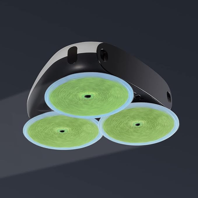 EVERYBOT Replacement Accessory of Three-Spin and Edge, Washable Microfiber Mop Pads for Robot (6pcs)