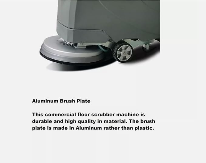 Walk Behind Floor Scrubber Machine *Non SELF-PROPELLED* Need to Push it Forward w/100AH Batteries 14.5 gal Tank, (Model: MX3NS-300NS)