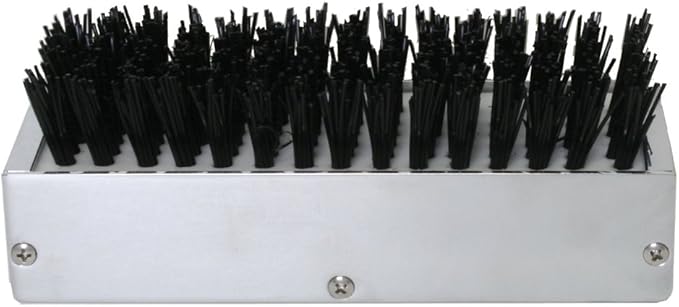 GG Grand General 98990 Chrome Aluminum 7-1/2" (L) x 2-5/8" (H) x 3" (D) Boot Caddies Black Brush