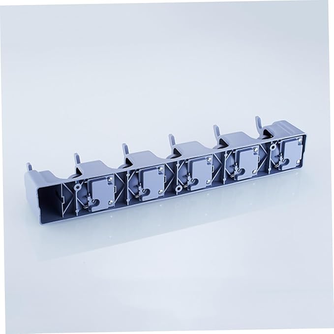 Mobestech 2pcs Slot Hook Wall Mounted Broom Mop Holder Organizer Storage Rack over Door Tool Rack for Home