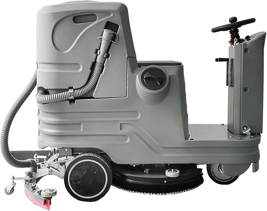 Auto Self-Propelled Ride on floor scrubber, 23.6" Brush 38" Squeegee, (Model: MX5-Emotor 500X)
