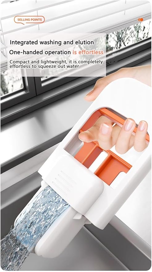 Mini Foldable Desktop Sponge Mop - Portable No-Mess Cleaning Pad for Small Spaces, Kitchen, Car Glass, Tile & Multi-Surfaces