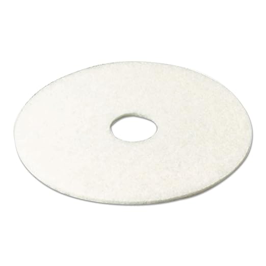 3M White Super Polish Pad 4100, 12 in