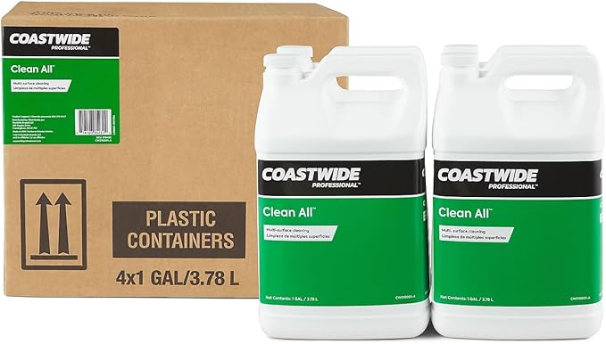 STAPLES COASTWIDE 919486 Clean All Floor Care General Purpose Cleaner 1 gal 4/Ct (CW310001-A)