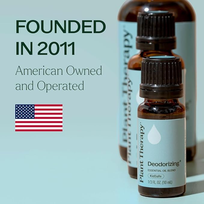Plant Therapy Deodorizing Essential Oil Blend 10 mL (1/3 oz) 100% Pure, Undiluted, Therapeutic Grade