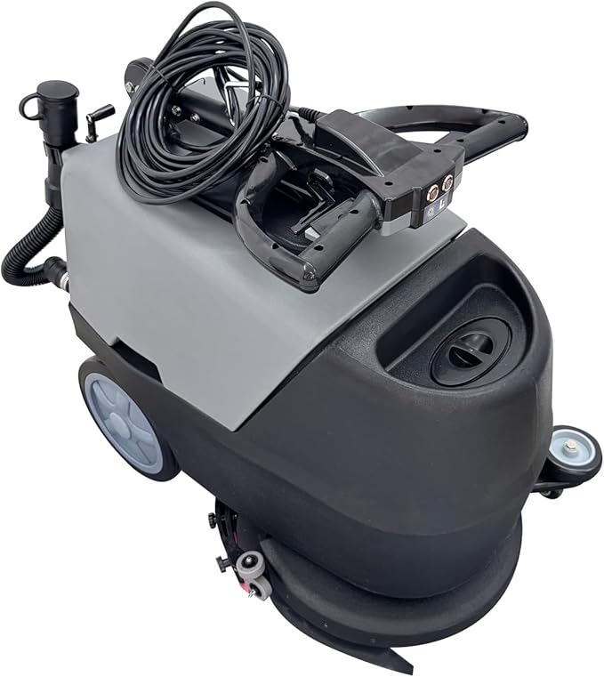 Commercial Auto Floor Scrubber Machine 13.2 Gallons Dual Tanks