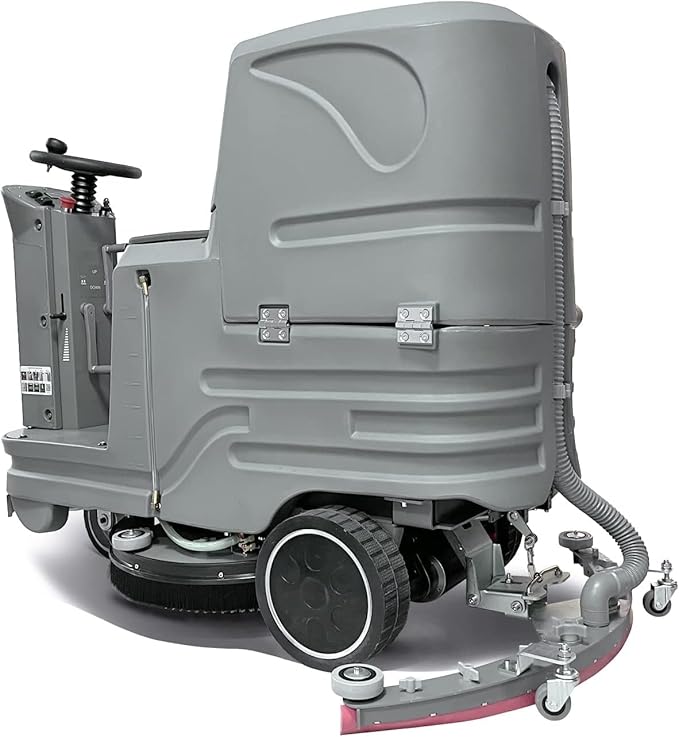 Auto Self-Propelled Ride on floor scrubber, 23.6" Brush 38" Squeegee, (Model: MX5-Emotor 500X)