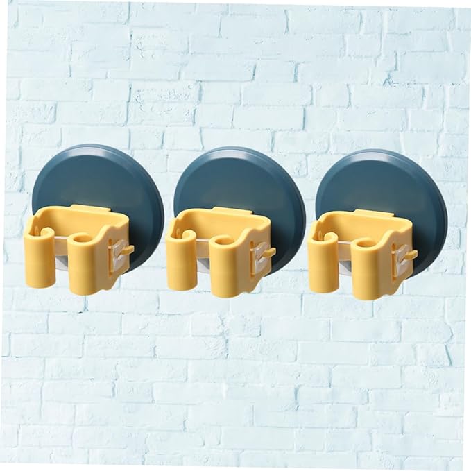 DOITOOL 9pcs Mop and Broom Holder Wall-mounted - Clips Cup Clamp for Efficient Storage Kitchen Bathroom and Garage Easy Installation No Drilling Required
