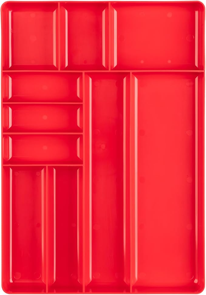 TEKTON 10-Compartment Organizer Tray (Red) | OTD11210 | Made in USA