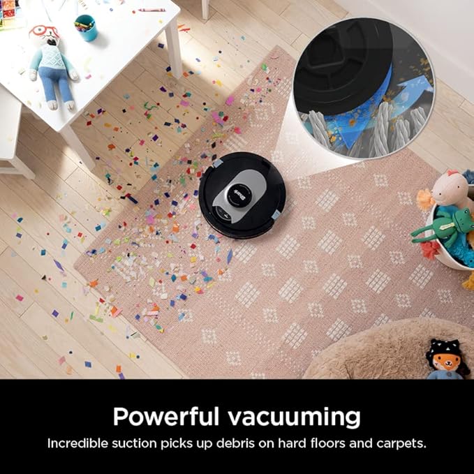Shark RV2502AE AI Ultra Robot Self-Empty Vacuum, Black