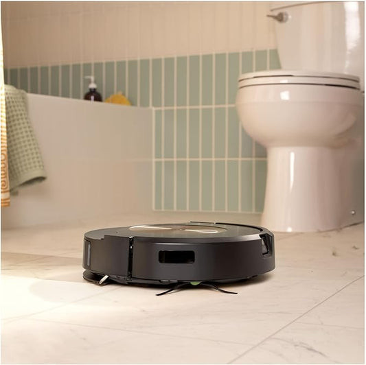 iRobot Roomba j9+ Self-Emptying Robot Vacuum – Powerful Suction, Identifies and Avoids Obstacles Like Waste, Self-Empties for 60 Days, Best for Homes with Pets, Smart Mapping, Works with Alexa