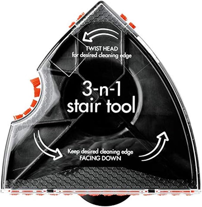 BISSELL 3-in-1 Stair And Upholstery Tool | For Use With BISSELL Upright And Portable Carpet Cleaners | 2369