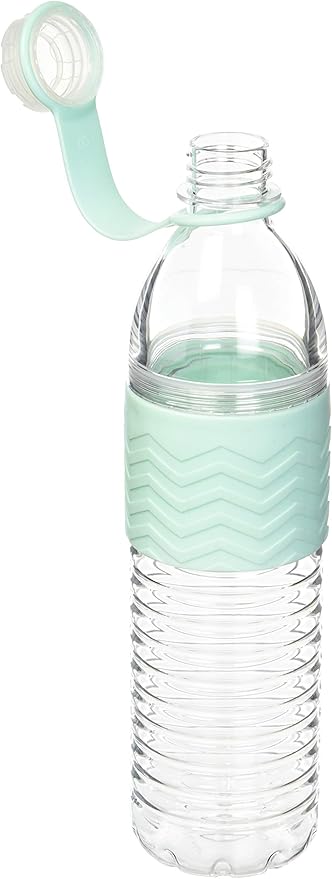Copco Hydra 20 oz Tritan Water Bottle with Leak-Proof Lid & Textured Grip - BPA-Free, Dishwasher Safe, Easy Twist-Open for Ice & Fruit - Fits Cup Holders, Lightweight, Durable(Robins Egg Blue)