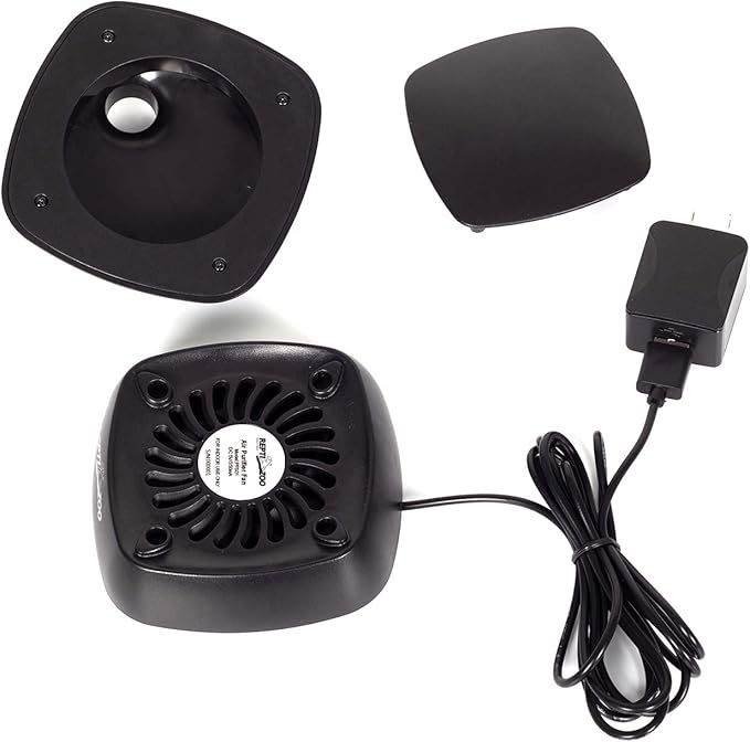 REPTI ZOO Reptile Dehumidifier Glass Terrarium Air Purifier Fan Amphibian Strong Magnetic Mounting Ventilation Fan