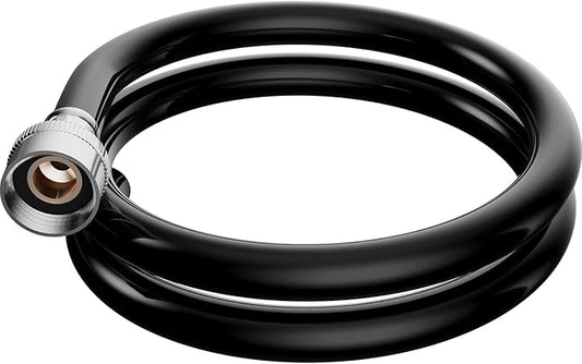 hOmeLabs Dehumidifier Drain Hose, ¾ Inch Connection, 5’, 5 Feet, Flexible PVC, Black