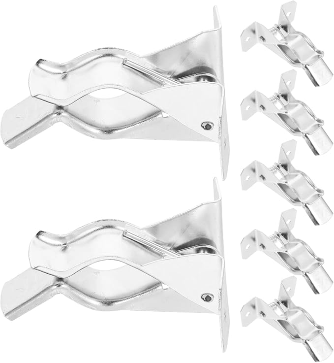 Uonlytech 10Pcs Mop and Broom Holder Wall Mounted Organizer with Grippers for Home Storage Kitchen Bathroom Garage Space Saving