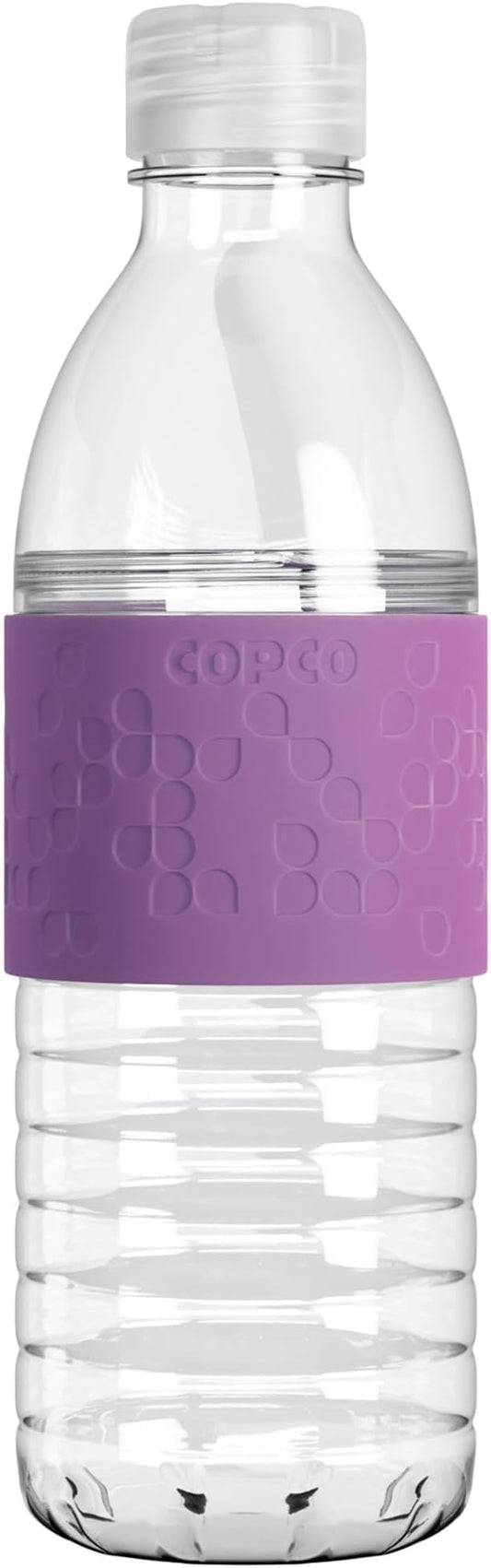 Copco Hydra Water Bottle with Spill-Resistant Lid, 16.9 oz - Reusable Tritan Non-Slip Sleeve, Twist-Open Body - BPA-Free, Leak-Proof, Durable & Portable for Gym, Office, School (Lime Green)