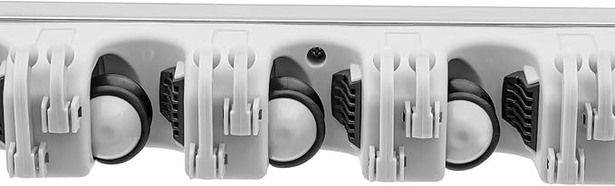 Garden Tool Organizer, 10 Slots with Hooks, Movable Floor-Mounted Mop Rack Floor Standing Cleaning Tool Cart Storage for Garage Organization and Storage, Hold Long-Handled Tool/Rake/Broom (Style 3)