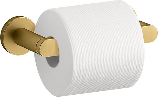 Kohler K73147-2MB Composed Wall Mounted Pivoting Toilet Paper Holder Vibrant Brushed Moderne Brass