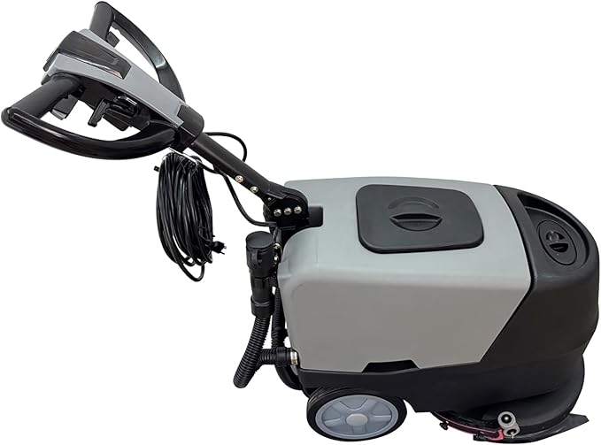 Commercial Auto Floor Scrubber Machine 13.2 Gallons Dual Tanks