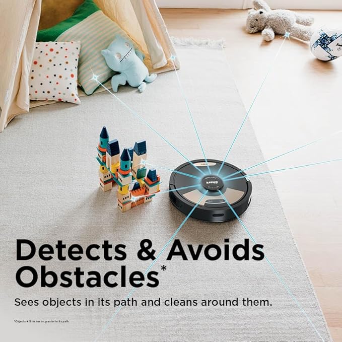 Shark Matrix Plus Robot Vacuum and Mop with Self-Empty HEPA Base, Sonic Mopping, Matrix Clean, Home Mapping, HEPA Bagless Self Empty Base, CleanEdge, for Pet Hair, UR2650WS