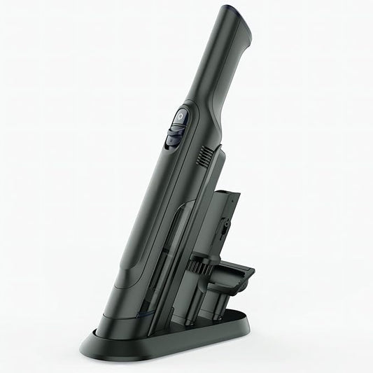 Handheld Vacuum Cordless, Super Lightweight 1.4lb with Powerful Suction, Charging Dock, Single Touch Empty and Detachable Dust Cup, Portable Mini Car Vac for Home Pet Car