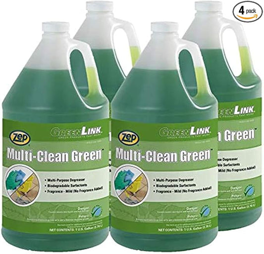 Zep Multi-Clean Green Cleaner and Degreaser 1 Gal 124923 (Case of 4)