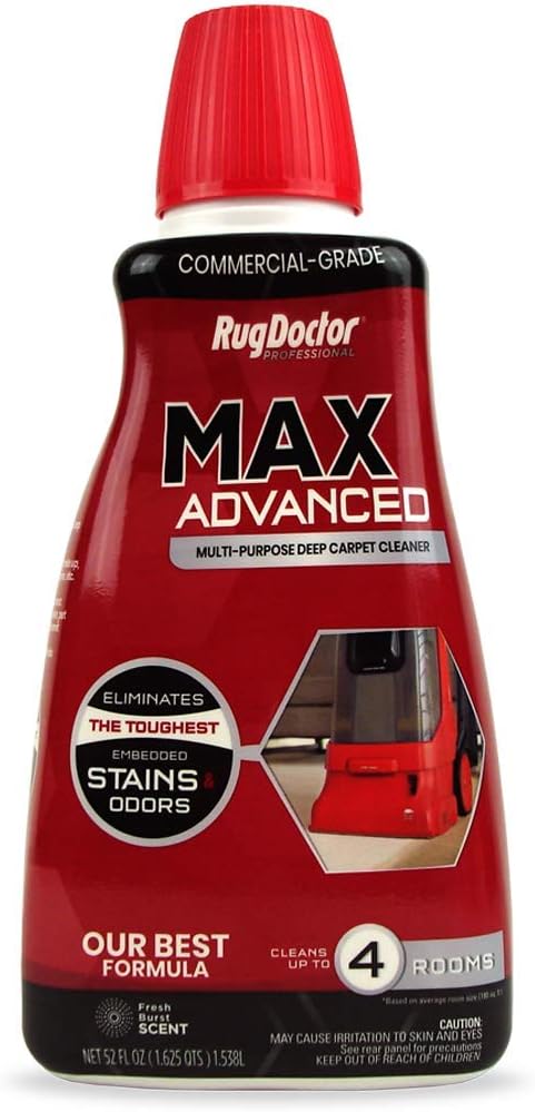 Rug Doctor Pro Deep Upholstery Tool Head and 12 Foot Hose; Motorized Brush with Strong Suction; Pro Deep Carpet Cleaner Attachment Removes Stains, Soils and Lingering Odors; For Home and Car Detailing
