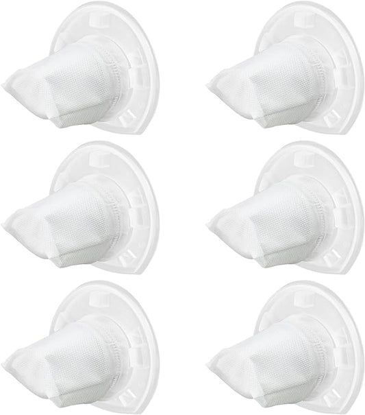 6 Pack Filter Replacement for Black and Decker Power Tools VF110 Dustbuster Cordless Hand Vacuum CHV1410L CHV9610 CHV1210 CHV1410 CHV1510 BDH2000L, 90558113-01