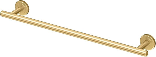 Gatco 4231 Latitude II 18" Towel Bar, Brushed Brass | Wall Mounted Towel Bar for Bathroom | Total Length 20.63"
