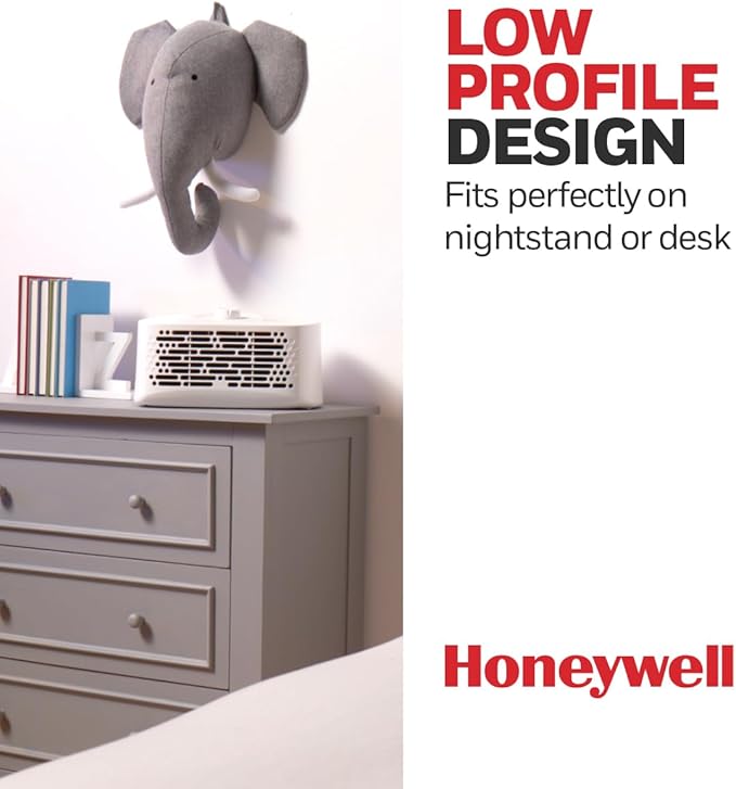 Honeywell Hepaclean Tabletop 13' x 13' Room Air Purifier
