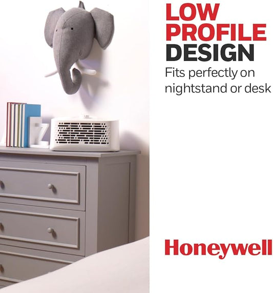 Honeywell Hepaclean Tabletop 13' x 13' Room Air Purifier