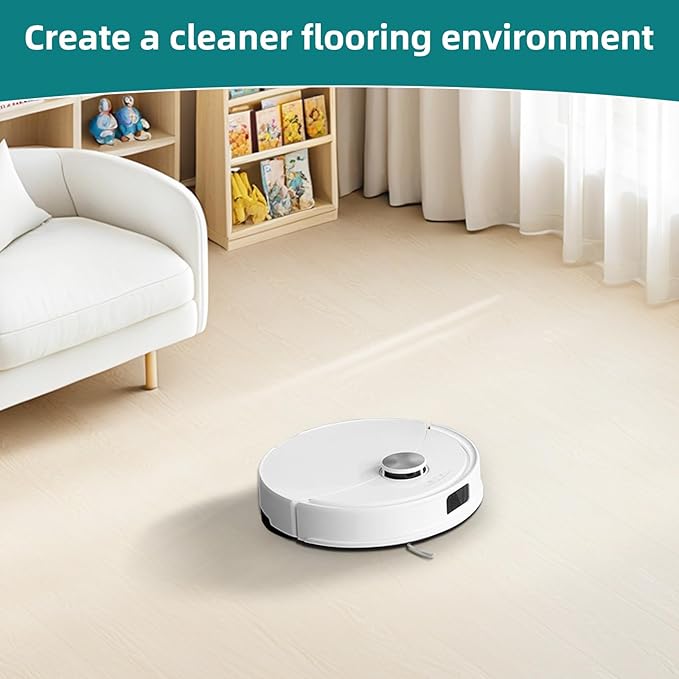 VIEWALL 6 Pack Reusable Microfiber Mop Cloth Compatible with Roborock Q10 S5 / Q10 S5+ / Q10 VF / Q10 VF+ / Q10V / Q10V+ Plus Robot Vacuum Cleaner,Reusable Mop Cloths Replacement Accessories