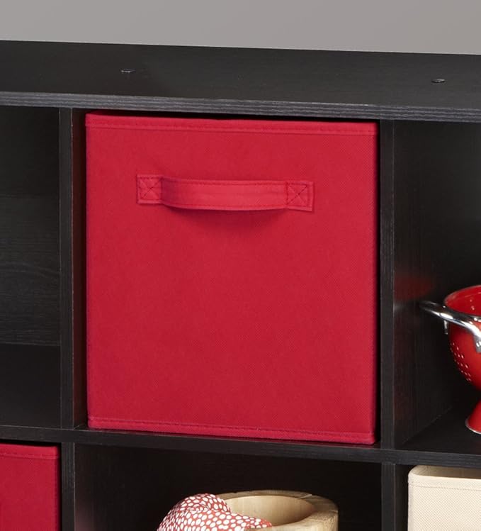 ClosetMaid 18656 Cubeicals Fabric Drawer, Red, 2-Pack