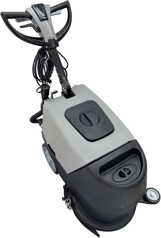 Commercial Auto Floor Scrubber Machine 13.2 Gallons Dual Tanks