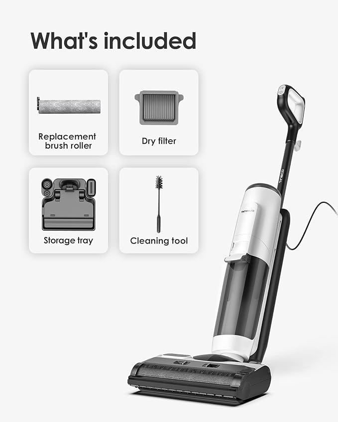 Tineco FW0073B0US Floor One S2 Cordless Wet Dry Vacuum Mop (Renewed)