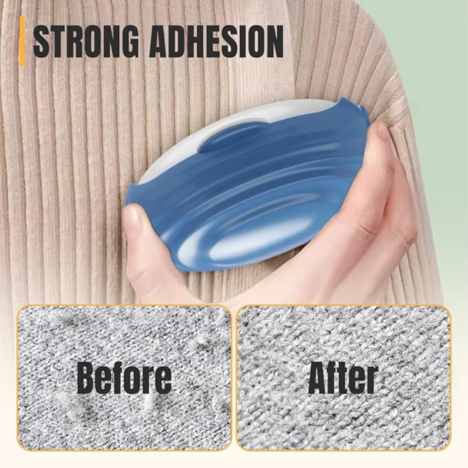 Reusable Lint Rollers, Pet Hair Remover for Laundry, Mini Portable Lint Roller Extra Sticky for Furniture, Couch, Carpet, Clothing and Bedding (Black)