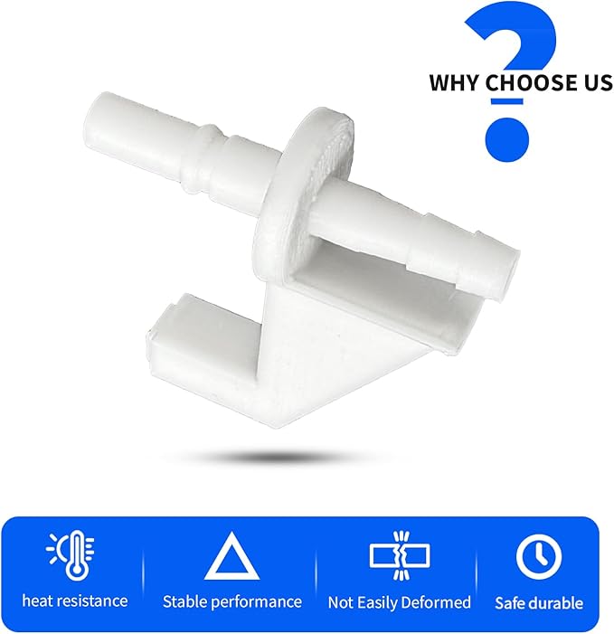 Dehumidifier Parts Upgraded Dehumidifier Drain Hose Adapter Compatible with Aeonair Whirlpool Idylis Whynter Rpd-702wp Dehumidifiers (White）
