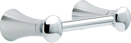 Delta Lahara (1-Pack) Toilet Paper Holder Polished Chrome Tissue Roll Holder for Bathroom Organization and Storage Pivoting Toilet Tissue Holder Wall Bathroom Accessories 73850