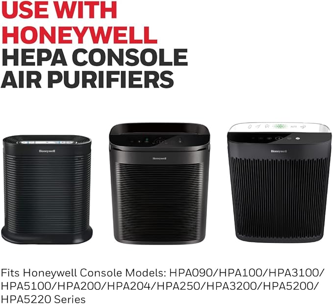 Honeywell HEPA Air Purifier Filter Value Kit – Includes 2 R HEPA Filters and 1 A Pre-Filter Roll with Cutting Template