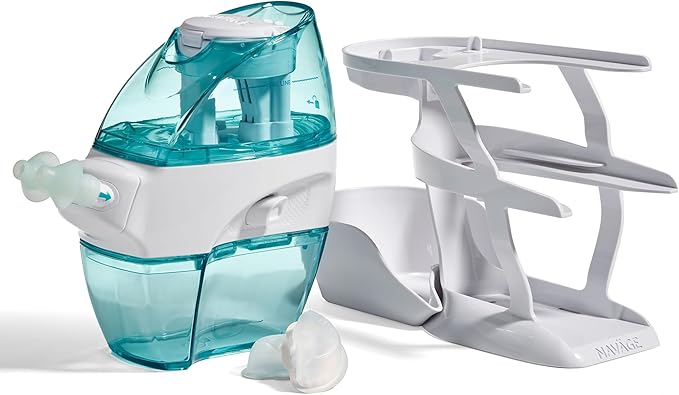 Navage Countertop Caddy - Storage Caddy Organizer for The Navage Nasal Irrigation System - 3-Tier Nose Cleaning Supplies Organizer with Detachable Tray - Plastic Caddy Only - Nasal Care Accessories