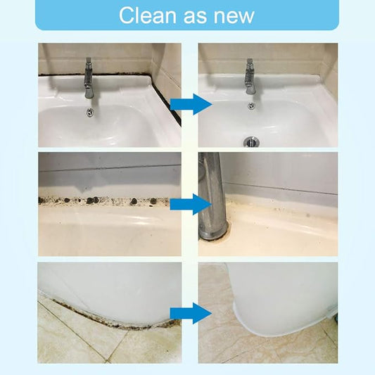 FOLLOWIN Household Mold and Mildew Stain Cleaner Gel Home Cleaner for Front Loader Washing Machine Seal,Tiles Grout,Window Sealant, Bathroom Grout, Sink,Shower Cleansing 8oz