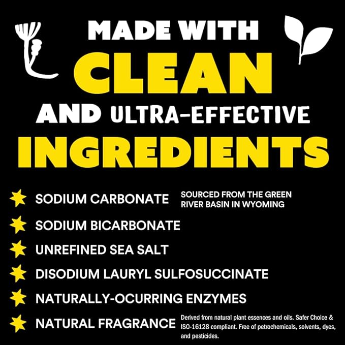 Molly's Suds Super Powder Detergent | Extra Strength Laundry Soap, Stain Fighting | Sensitive Skin | Simple, Effective Ingredients | 60 Loads - Ocean Mist
