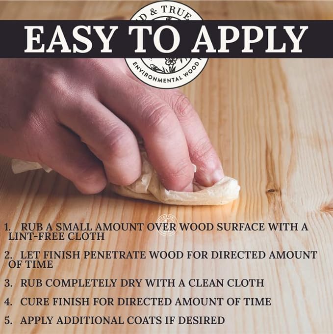 Tried & True Superior Varnish Oil Wood Finish, Gallon - Natural Pine Resin & Linseed Oil, Ideal for Interior Furniture, Tables, Countertops - Non-Toxic, Scratch Resistant & Durable