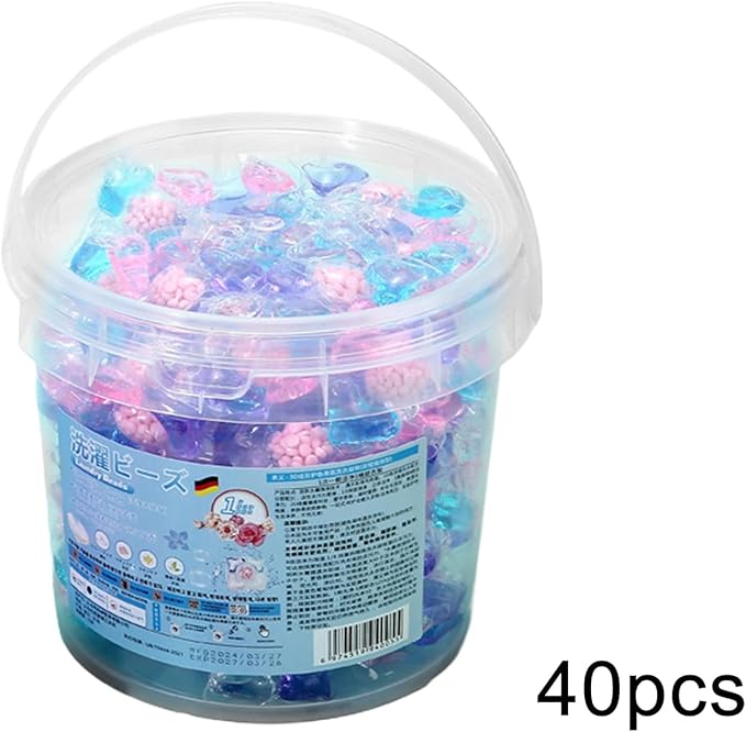 Laundry Detergent Pods, Color Protection Cleaning, Fabric Softening Washing Beads with Deep Stain Removal, Gentle Fresh Formula for Clothes Towels Sheets and Everyday Laundry Care