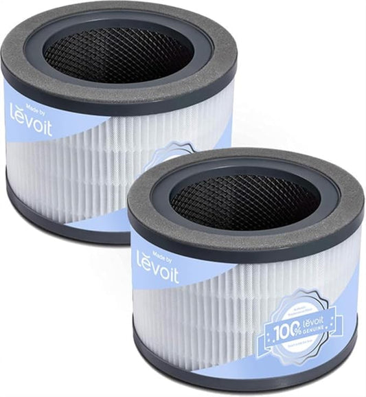 LEVOIT Vista 200 Air Purifier Replacement Filter, Genuine Air Filters, High-Efficiency Activated Carbon for Removal of Smoke, Odor, Allergens, Pollen, Vista 200-RF, 2 Pack