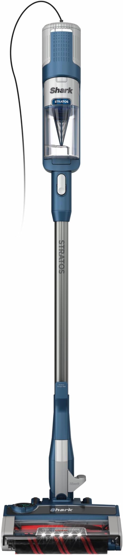 Shark HZ3002 Stratos Ultralight Corded Stick Vacuum with DuoClean PowerFins HairPro, Self-Cleaning Brushroll, & Odor Neutralizer Technology, Navy